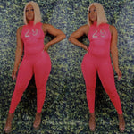 Queen P Jumpsuit(Pink)