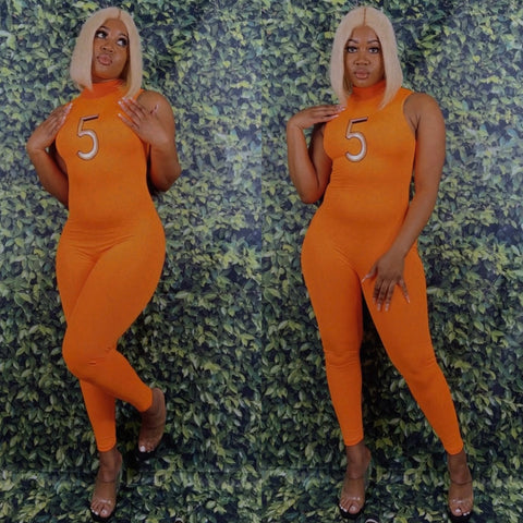 Queen P Jumpsuit(Orange)
